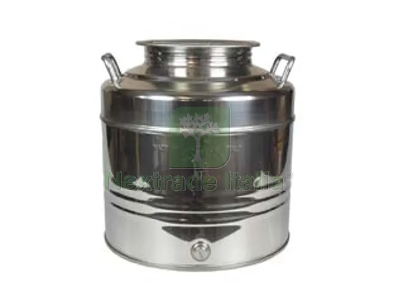 Fusto Inox per Olio Graffato LT.30 — Chiodi e graffe — rif. FERX.FER312653