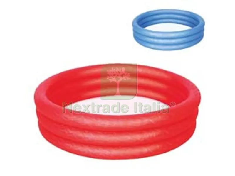 piscina tinta unita a 3 anelli +2 anni - ? cm.152x30h. - kg.1 - lt.282 (art.51026) — Tempo libero outdoor — rif. FERX.FER404013