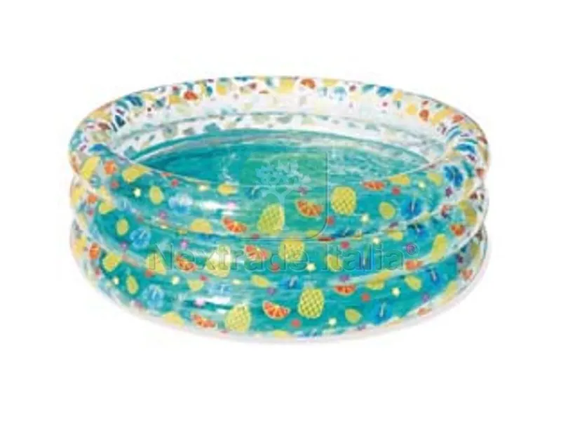 piscina "tropical play pool" trasparente 3 anelli +6 anni - ? cm.150x53h. - peso kg.2,530 (art.51045) — Tempo libero outdoor — rif. FERX.FER313728 piscina "tropical play pool" trasparente 3 anelli +6 anni - ? cm.150x53h. - peso kg.2,530 (art.51045) — Tempo libero outdoor — rif. FERX.FER313728