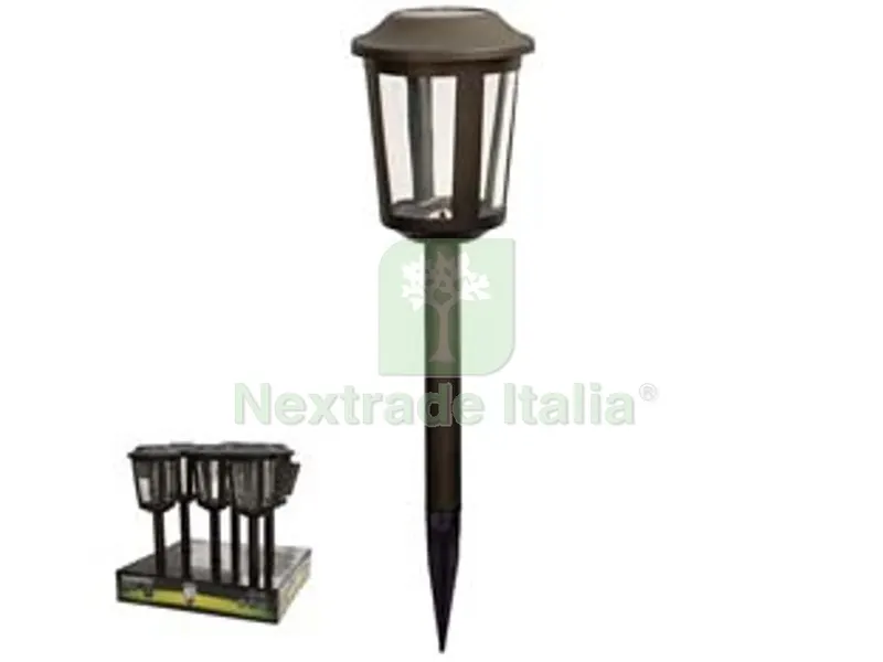 6PZ lampada solare led coach in espositore - ? mm.123x438h. - 5 lumen — Illuminazione — rif. FERX.FER314527