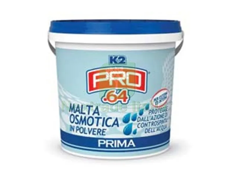 6PZ k2 malta osmotica pro.64 in polvere in barattolo - kg.1 — Cemento, malte e collanti edili — rif. FERX.FER315227 6PZ k2 malta osmotica pro.64 in polvere in barattolo - kg.1 — Cemento, malte e collanti edili — rif. FERX.FER315227