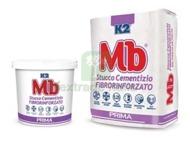 4PZ k2 mb rasante stucco in polvere cementizio fibrato - kg.5 in sacco — Cemento, malte e collanti edili — rif. FERX.FER315555 4PZ k2 mb rasante stucco in polvere cementizio fibrato - kg.5 in sacco — Cemento, malte e collanti edili — rif. FERX.FER315555