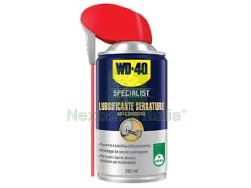12PZ wd-40 specialist spray lubrificante serrature anticorrosivo - ml.250 spray — Lubrificanti e oli — rif. FERX.FER315777 12PZ wd-40 specialist spray lubrificante serrature anticorrosivo - ml.250 spray — Lubrificanti e oli — rif. FERX.FER315777