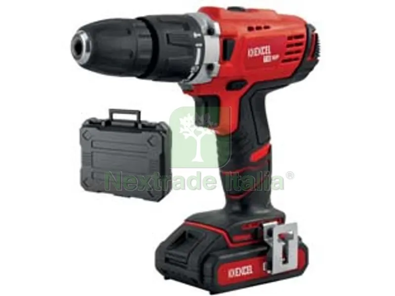 trapano avvitatore conn. usb litio 18v con percussione - 1 al litio da 1,3 ah — Trapani e avvitatori — rif. FERX.FER316163