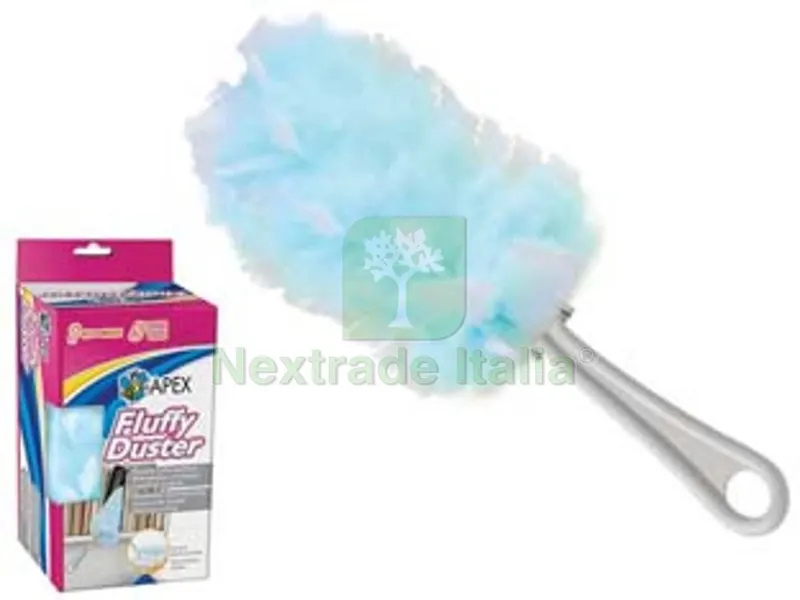 6PZ set piumino fluffy duster con 5 cuffie di ricambio — Casalinghi e organizzazione — rif. FERX.FER316507 6PZ set piumino fluffy duster con 5 cuffie di ricambio — Casalinghi e organizzazione — rif. FERX.FER316507