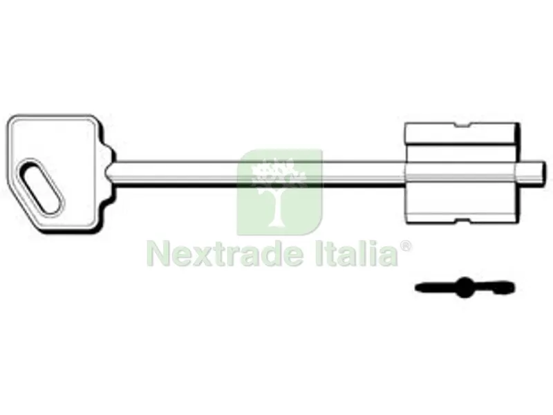 5PZ CHIAVI DOPPIA MAPPA CR 10 - mm.116 — Chiavi grezze e duplicati — rif. FERX.FER316910