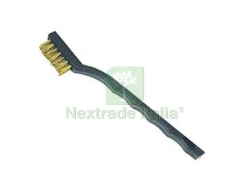 10PZ Spazzola per Candele Ottone Manico Plastica — Misurazione e taglio manuale — rif. FERX.FER317238 10PZ Spazzola per Candele Ottone Manico Plastica — Misurazione e taglio manuale — rif. FERX.FER317238