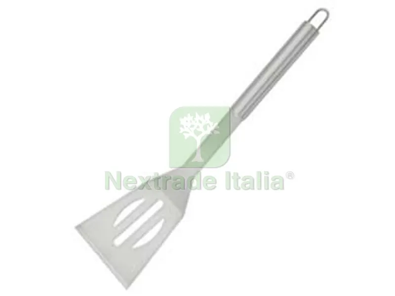 2PZ Paletta in Acciaio Inox per Barbecue con Manico Alluminio - lunghezza cm.35 — Tempo libero outdoor — rif. FERX.FER317382 2PZ Paletta in Acciaio Inox per Barbecue con Manico Alluminio - lunghezza cm.35 — Tempo libero outdoor — rif. FERX.FER317382