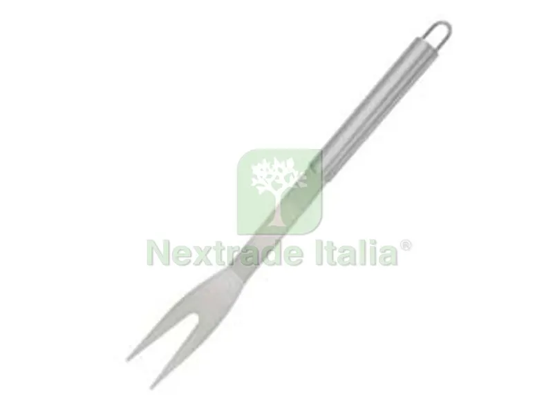 2PZ Forchettone in Acciaio Inox per Barbecue con Manico Alluminio - lunghezza cm.35 — Tempo libero outdoor — rif. FERX.FER317399 2PZ Forchettone in Acciaio Inox per Barbecue con Manico Alluminio - lunghezza cm.35 — Tempo libero outdoor — rif. FERX.FER317399