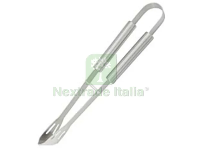 2PZ Pinza in Acciaio Inox per Barbecue con Manico Alluminio - lunghezza cm.35 — Tempo libero outdoor — rif. FERX.FER317405 2PZ Pinza in Acciaio Inox per Barbecue con Manico Alluminio - lunghezza cm.35 — Tempo libero outdoor — rif. FERX.FER317405