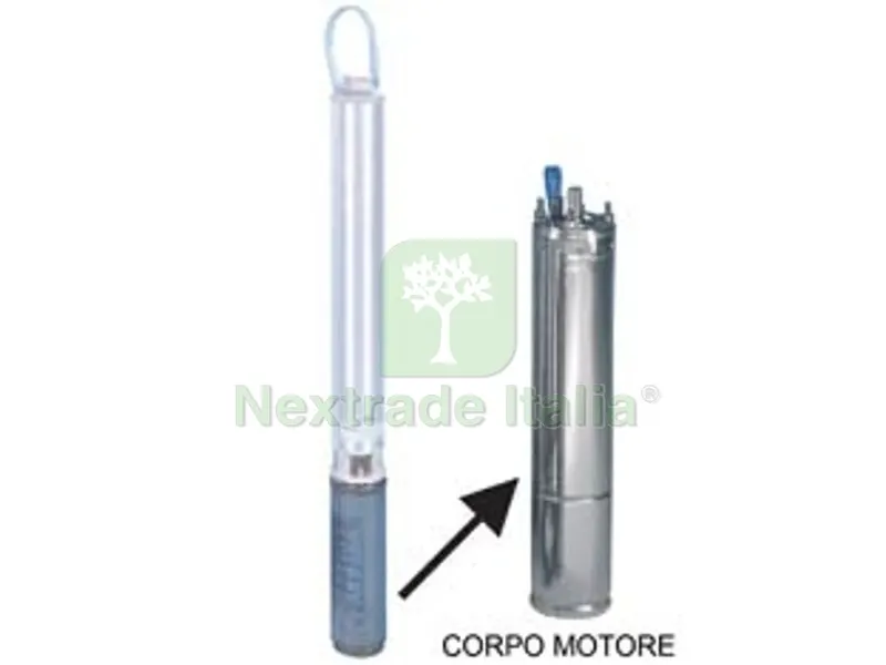 Corpo Motore per Elettropompa Sommersa 4" Monof. 4OS11M235/C" KW 1,1 — Pompe — rif. FERX.FER434294 Corpo Motore per Elettropompa Sommersa 4" Monof. 4OS11M235/C" KW 1,1 — Pompe — rif. FERX.FER434294