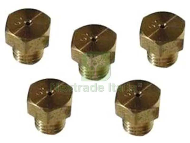 KIT 5 PEZZI UGELLI PER CUCINA GAS METANO ? 6 MB - per cucina a metano — Tubi e raccordi — rif. FERX.FER318686