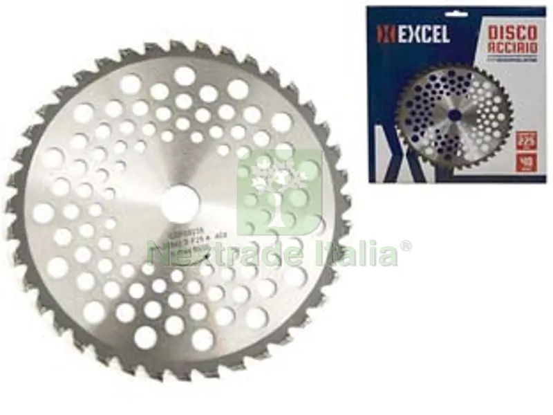 DISCO AL WIDIA PER DECESPUGLIATORE A 40 DENTI - ? mm.225 — Attrezzi da giardino a motore — rif. FERX.FER319607