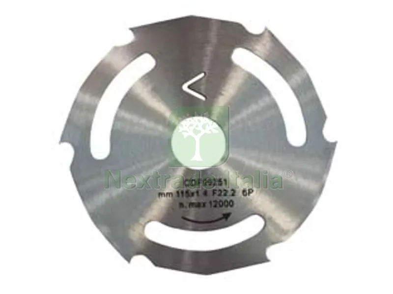 DISCO LAMA CIRCOLARE CROMO VANADIO SC - ? mm.230 foro 22,2 spessore mm.1,4 — Punte, frese e dischi — rif. FERX.FER319768