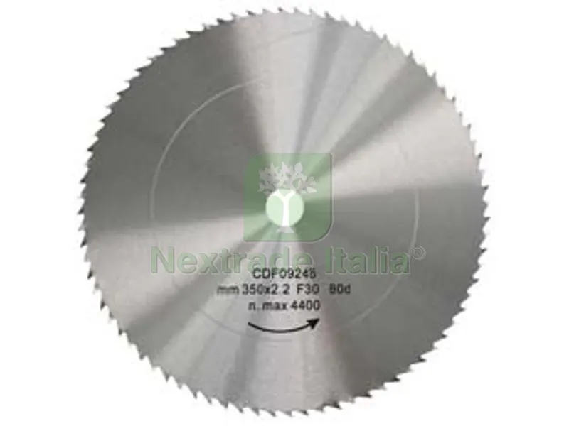 DISCO LAMA CIRCOLARE CROMO VANADIO DENTATURA NORMALE - ? mm.550 foro 30 denti 80 sp.mm.3,0 — Punte, frese e dischi — rif. FERX.FER319737 DISCO LAMA CIRCOLARE CROMO VANADIO DENTATURA NORMALE - ? mm.550 foro 30 denti 80 sp.mm.3,0 — Punte, frese e dischi — rif. FERX.FER319737