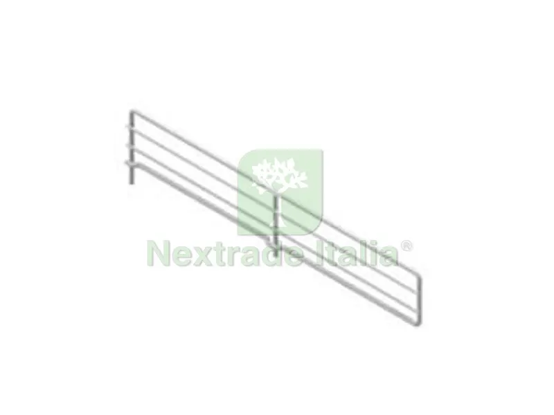 Divisorio Rettangolare in Filo Cromato - mm.380 l.x80 h. — Casalinghi e organizzazione — rif. FERX.FER320320