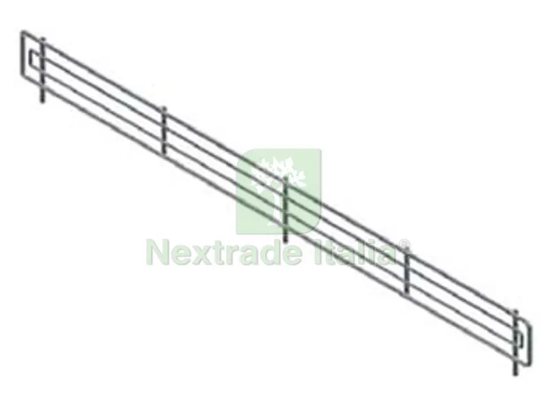 Frontalino in Filo Cromato - mm.1330 l.x80 h. — Casalinghi e organizzazione — rif. FERX.FER320399