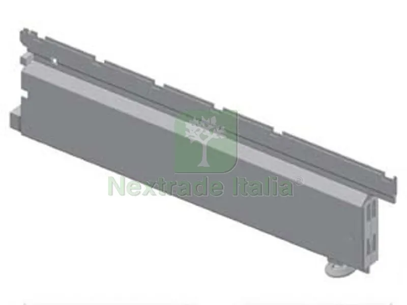 Base Scatolata per Piantana con Piedino Regolabile Grigio RAL 7035 - mm.500 p.x300 l.x140 h. — Casalinghi e organizzazione — rif. FERX.FER320443