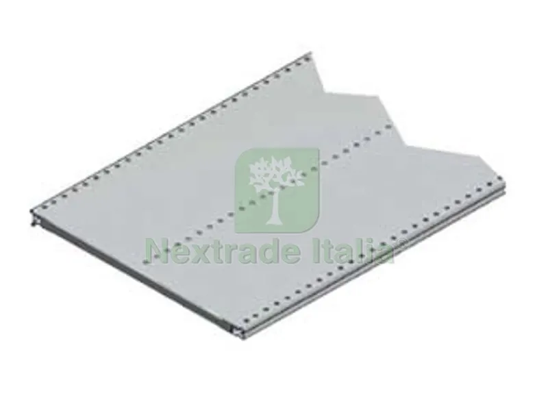 Ripiano in Lamiera Forata Verniciato Grigio RAL 7035 - mm.500 l.x500 p. con 2 rinforzi — Lamiere, lastre e piastre — rif. FERX.FER320627 Ripiano in Lamiera Forata Verniciato Grigio RAL 7035 - mm.500 l.x500 p. con 2 rinforzi — Lamiere, lastre e piastre — rif. FERX.FER320627