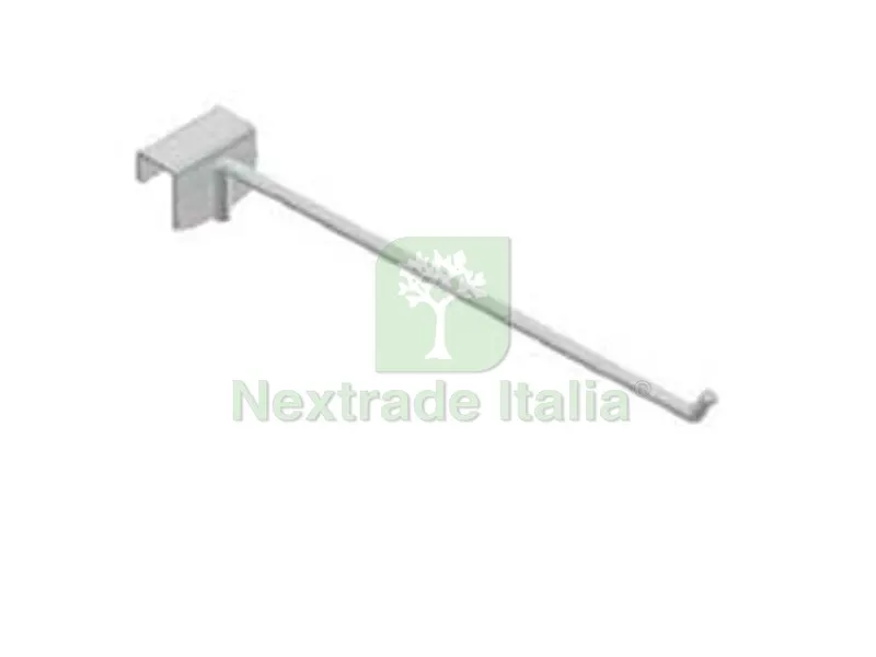 10PZ Gancio in Filo Cromato per Barre Universali - ? mm.8x300 l. — Casalinghi e organizzazione — rif. FERX.FER322324