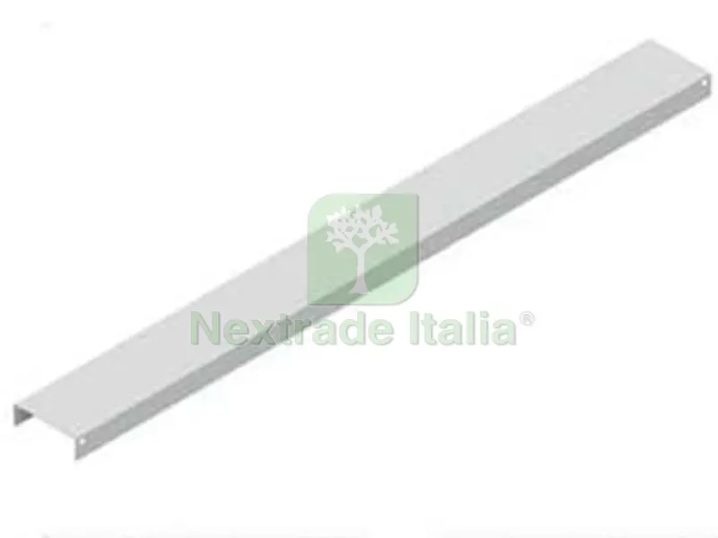 Coperchio per Doppio Fondale in Lamiera Grigio RAL 7035 - mm.500 l.x80 p. — Materiale promozionale e POP — rif. FERX.FER322409