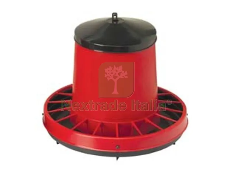 12PZ Mangiatoia con Griglia Antispreco Fissa per Avicoli "venere" - kg. 8 di capienza misure ? mm.490x470h. — Mangimi e alimentazione — rif. FERX.FER322539