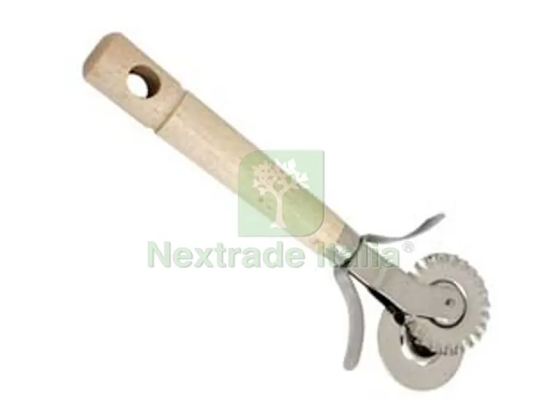 ROTELLA TAGLIA PASTA DOPPIO IN ACCIAIO INOX — Casalinghi e organizzazione — rif. FERX.FER322966