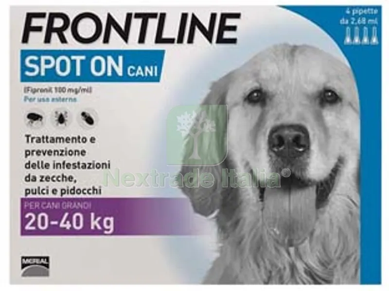 spot-on per cani grandi - in confezione da 4 pipette — Cani — rif. FERX.FER323208 spot-on per cani grandi - in confezione da 4 pipette — Cani — rif. FERX.FER323208