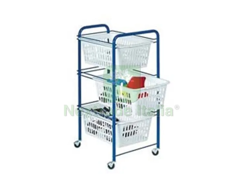 CARRELLO SIENA 3 PIANI - cm.32x38x67h. — Casalinghi e organizzazione — rif. FERX.FER323734