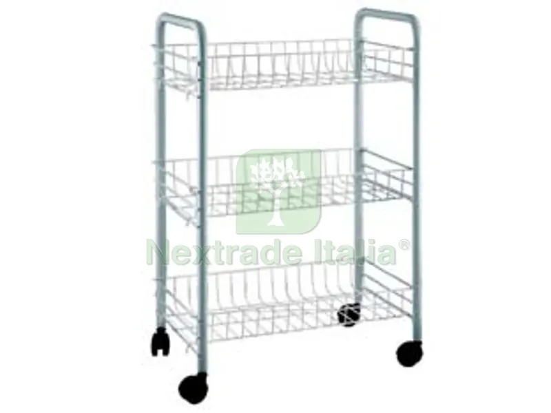 Carrello Siena 3 Piani - cm.40x26x59h. — Casalinghi e organizzazione — rif. FERX.FER323840