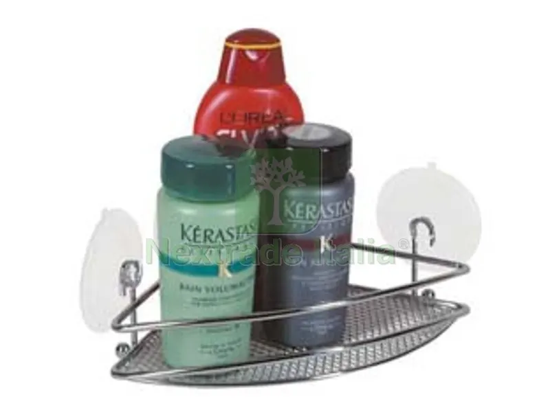 Mensola Angolo Star Singola con Ventose - cm.18x18x7 — Arredo — rif. FERX.FER323888