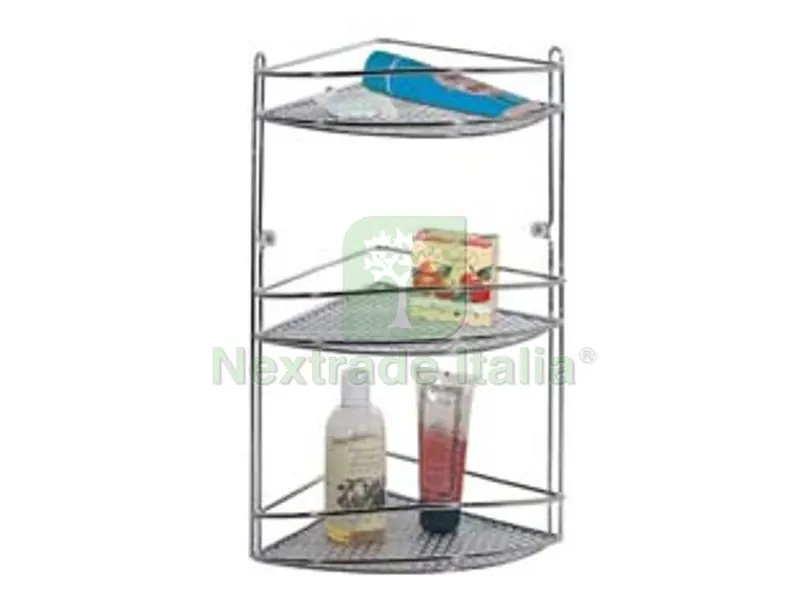 Mensola Angolo Star Tripla - cm.21x21x46h. — Arredo — rif. FERX.FER323901