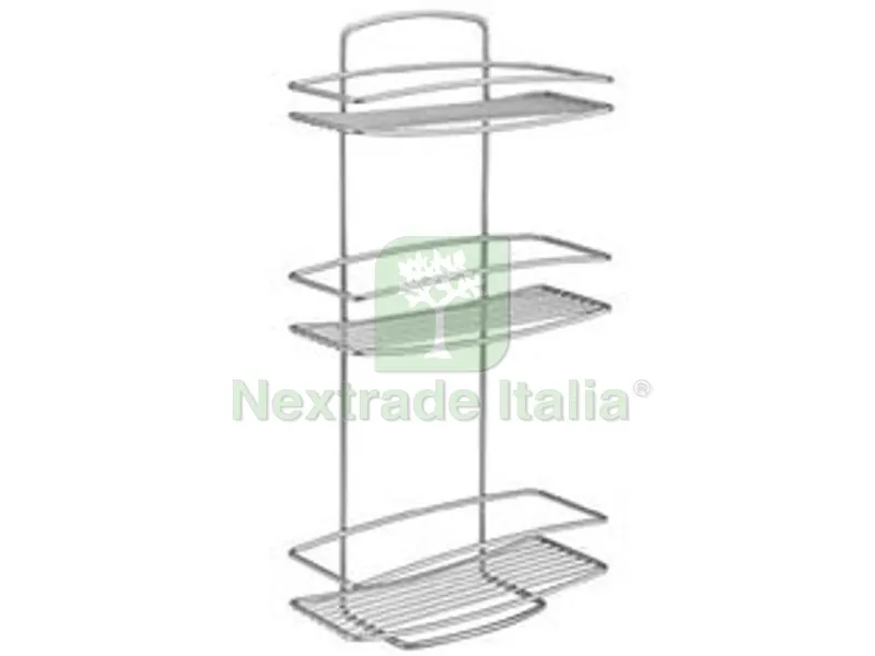 Mensola Rettangolare a 3 Piani Serie Onda - cm.26x11x53 — Arredo — rif. FERX.FER324366 Mensola Rettangolare a 3 Piani Serie Onda - cm.26x11x53 — Arredo — rif. FERX.FER324366