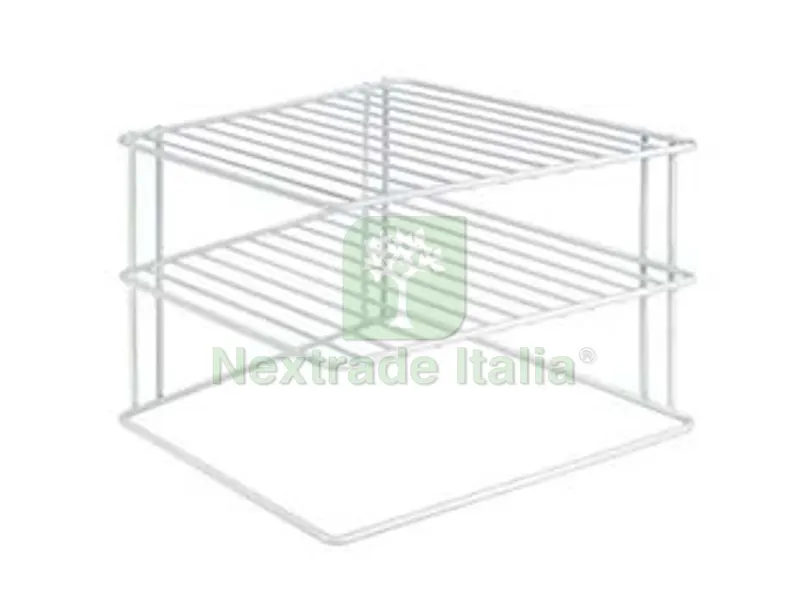 Mensola Angolare a 2 Piani "silos" - cm.25x25x19 — Arredo — rif. FERX.FER324489 Mensola Angolare a 2 Piani "silos" - cm.25x25x19 — Arredo — rif. FERX.FER324489