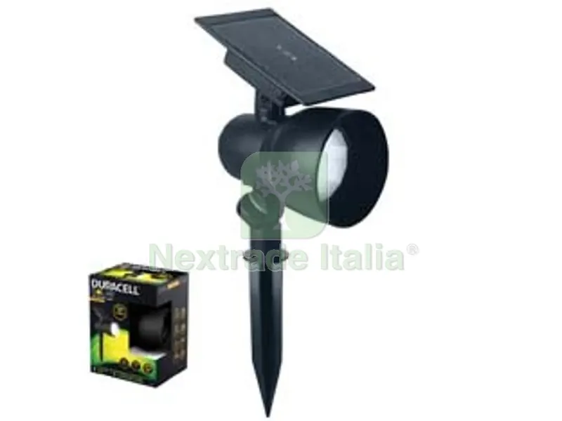 lampada solare orientabile con puntale - mm. 451h. - 30/24 lumen — Illuminazione — rif. FERX.FER325431