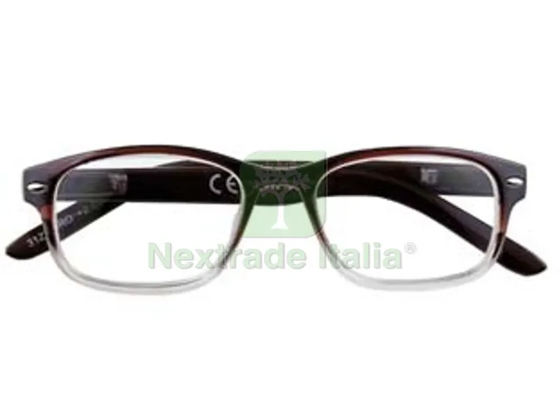 OCCHIALE LETTURA MONTATURA POLICARBONATO MARRONE SFUMATO B1 - diottrie +3,5 - 31Z-B1-BRO350 — Occhiali da lettura e protezione — rif. FERX.FER325622