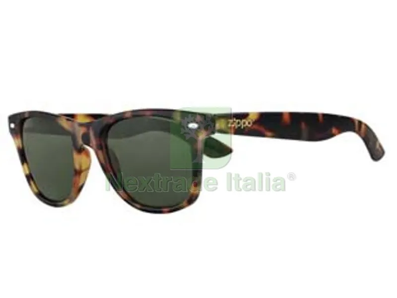 OCCHIALE DA SOLE POLICARBONATO MARRONE EFFETTO LEGNO LENTI VERDI OB21 - OB21-22 — Protezioni corpo — rif. FERX.FER325646