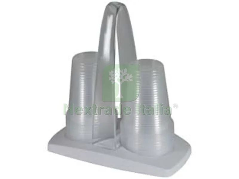 4PZ PORTABICCHIERI IN PLASTICA BIANCO - cm.20x11x18,5 — Accessori bagno — rif. FERX.FER326469 4PZ PORTABICCHIERI IN PLASTICA BIANCO - cm.20x11x18,5 — Accessori bagno — rif. FERX.FER326469