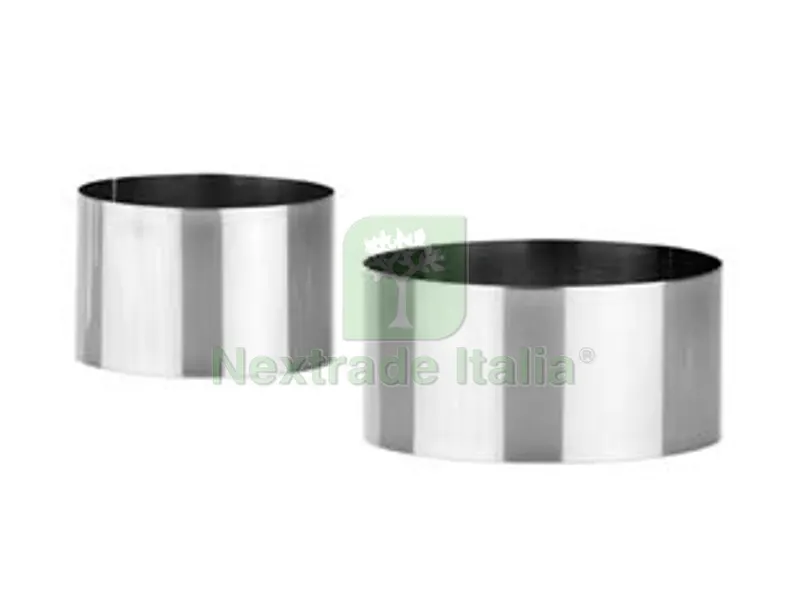 2PZ Impiattatore in Acciaio Inox PZ.2 "grandchef" - cm.7,5/10,5 pz.2 — Casalinghi e organizzazione — rif. FERX.FER326889
