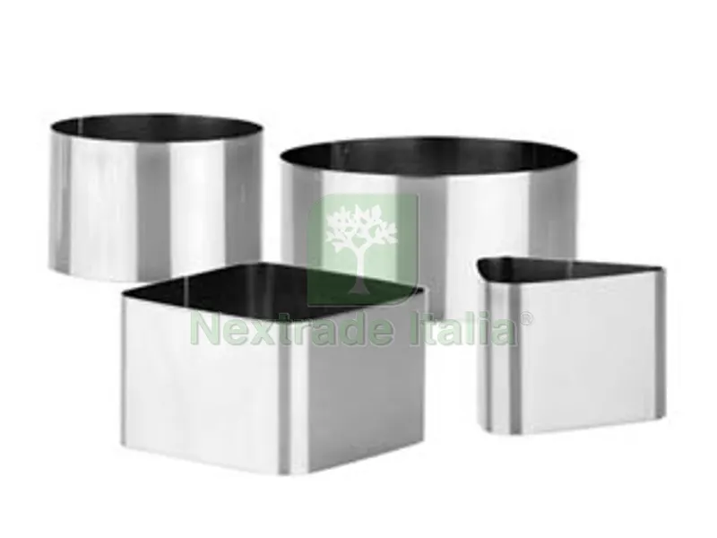 2PZ Impiattatore in Acciaio Inox PZ.4 "grandchef" - cm.7,5/10,5 pz.4 — Casalinghi e organizzazione — rif. FERX.FER326896 2PZ Impiattatore in Acciaio Inox PZ.4 "grandchef" - cm.7,5/10,5 pz.4 — Casalinghi e organizzazione — rif. FERX.FER326896