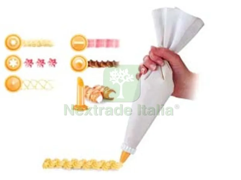 2PZ SAC a Poche in Tessuto con 6 Beccucci "delicia" - cm.35 — Casalinghi e organizzazione — rif. FERX.FER326926