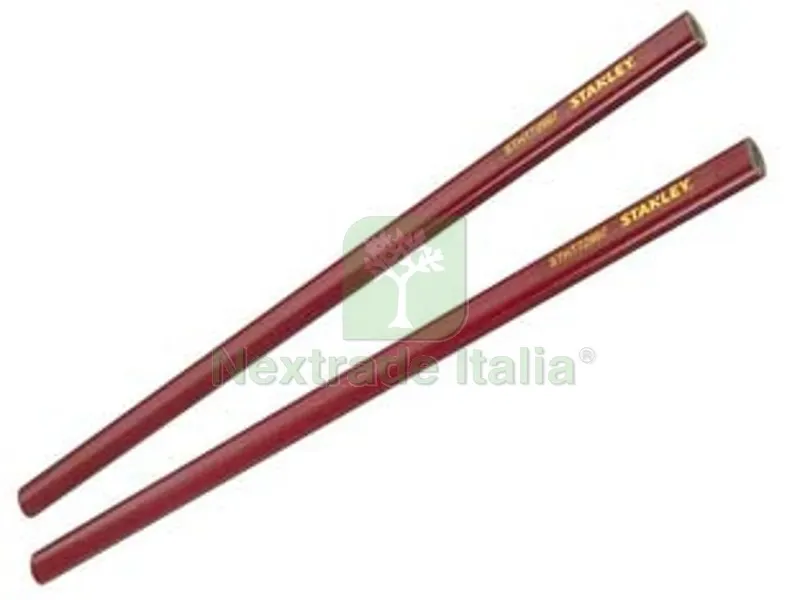 12PZ matita da falegname e muratore rossa mm.300 - (stht1-72997) — Articoli per ufficio — rif. FERX.FER330077