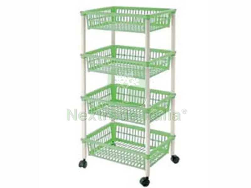 Carrello Mito 4 Piani con Ruote CM.40X29X85H. - cm.40x29x85h. — Casalinghi e organizzazione — rif. FERX.FER331036