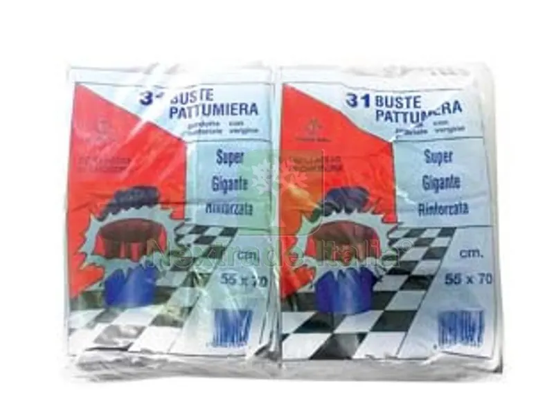20CF Sacco Pattumiera "tipo Ancona" Bianco PZ.31 - cm.55x70 gr.420 — Casalinghi e organizzazione — rif. FERX.FER331241