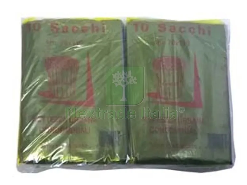 10CF Sacco Condominiale Rinforzato Nero PZ.10 - cm.70x110 gr.75 — Protezione piante e sementi — rif. FERX.FER331265 10CF Sacco Condominiale Rinforzato Nero PZ.10 - cm.70x110 gr.75 — Protezione piante e sementi — rif. FERX.FER331265
