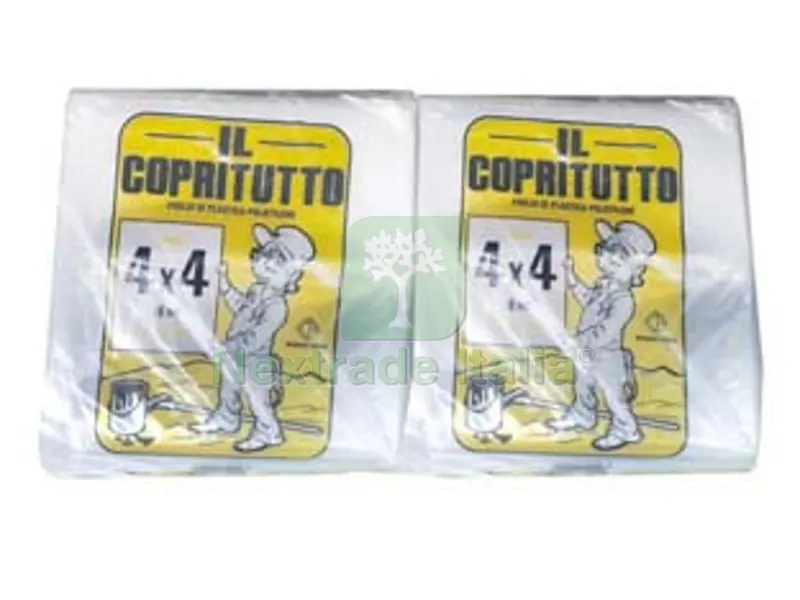 10CF Telo Copritutto Neutro MT.4X4 Extra Pesante - mt.4x4 gr.750 — Teli e film di protezione — rif. FERX.FER331609