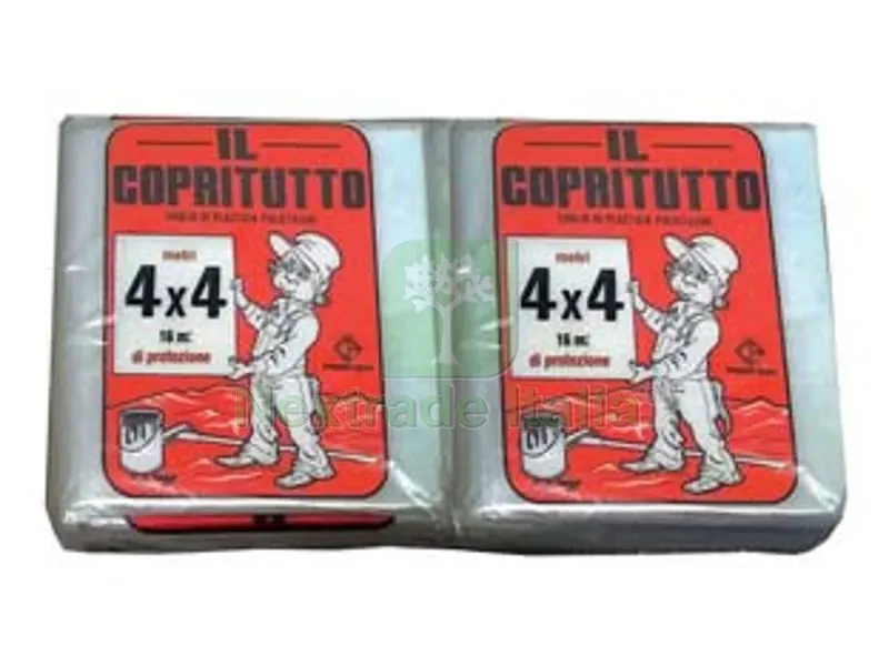 40PZ Telo Copritutto Grigio MT.4X4 - mt.4x4 gr.220 — Teli e film di protezione — rif. FERX.FER331616