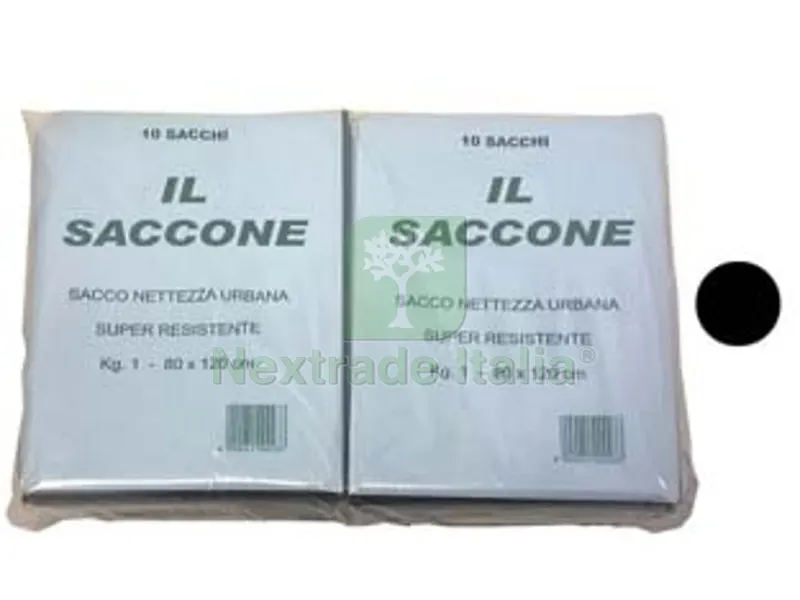 10CF Sacco "IL Saccone" Nero PZ.10 - cm.80x120 kg.1 — Protezione piante e sementi — rif. FERX.FER331654 10CF Sacco "IL Saccone" Nero PZ.10 - cm.80x120 kg.1 — Protezione piante e sementi — rif. FERX.FER331654
