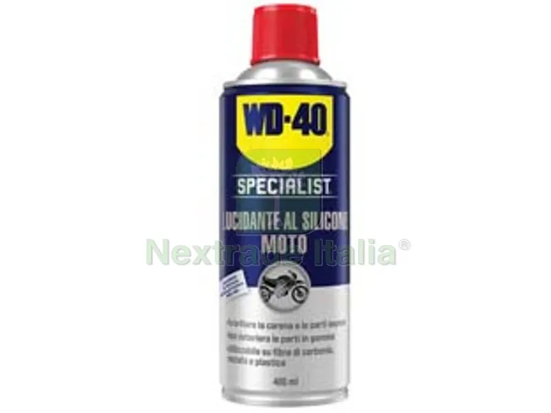 3PZ wd-40 specialist moto spray lucidante al silicone - ml.400 spray — Adesivi e sigillanti — rif. FERX.FER332200 3PZ wd-40 specialist moto spray lucidante al silicone - ml.400 spray — Adesivi e sigillanti — rif. FERX.FER332200
