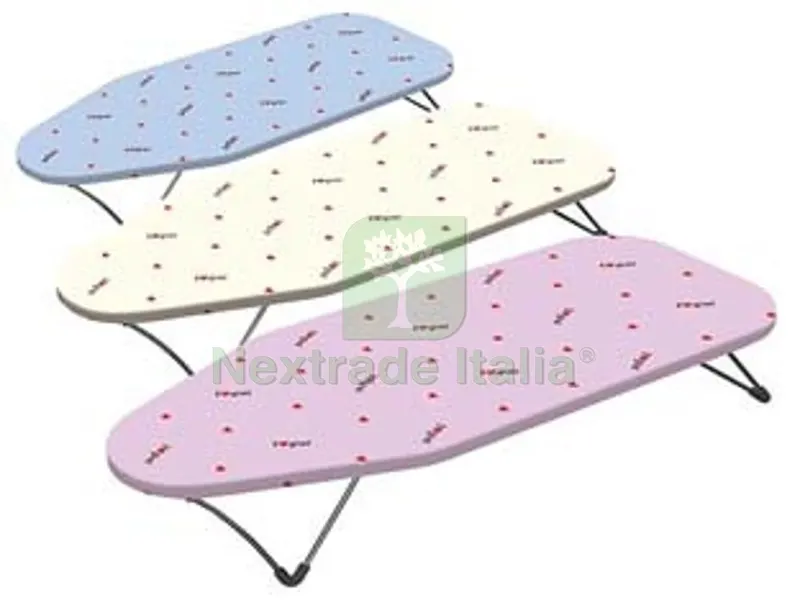Asse da Stiro da Tavolo "pollicino" con Gancio a Scomparsa - aperto cm.73x32x12,5h. — Stendibiancheria e bucato — rif. FERX.FER332880